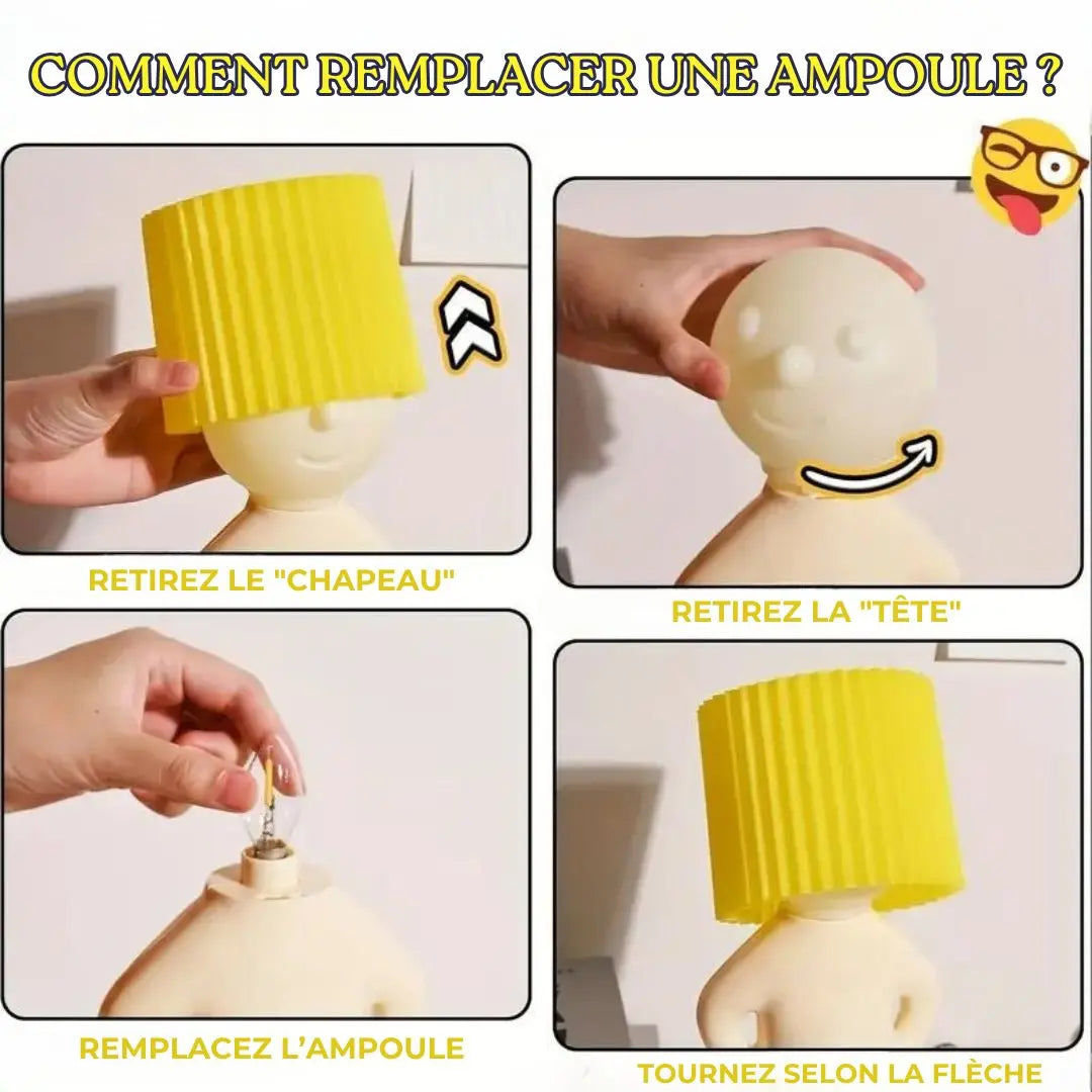 Lampe de Table Déco & Fun - Switchou™-Veilleuse cocon