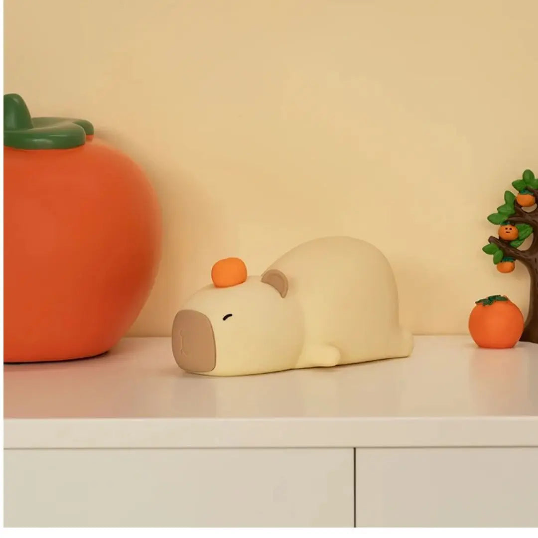 Veilleuse Capybara Allongée 7 Couleurs – CapyDream™-Veilleuse cocon