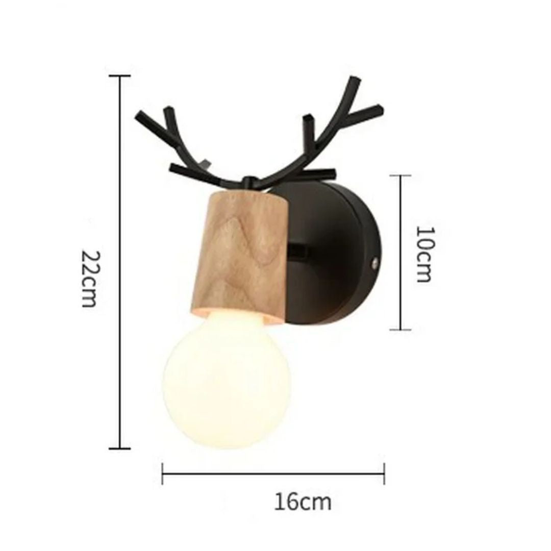Lampe murale de style nordique - Deer-Veilleuse cocon