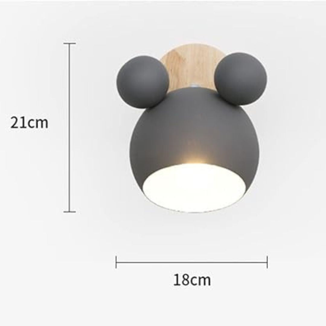 Veilleuse Murale Mickey – Applique LED en Aluminium-Veilleuse cocon