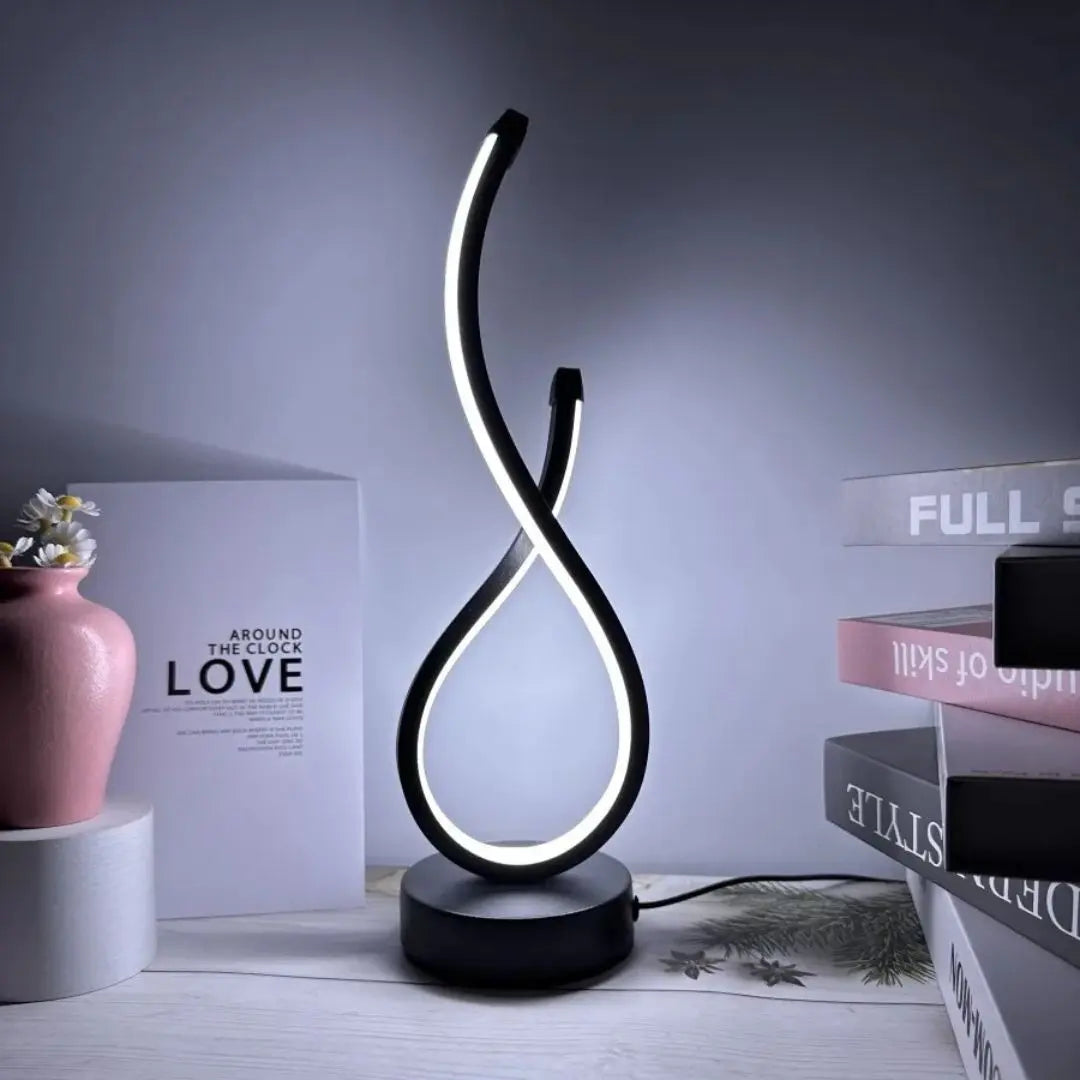 Lampe de Chevet Spirale - Design LED Spiraluxe™-Veilleuse cocon