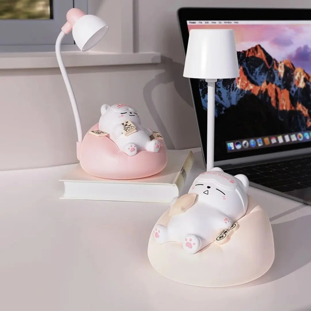 Lampe de Chevet Chat Apaisante - CosyCat™-Veilleuse cocon