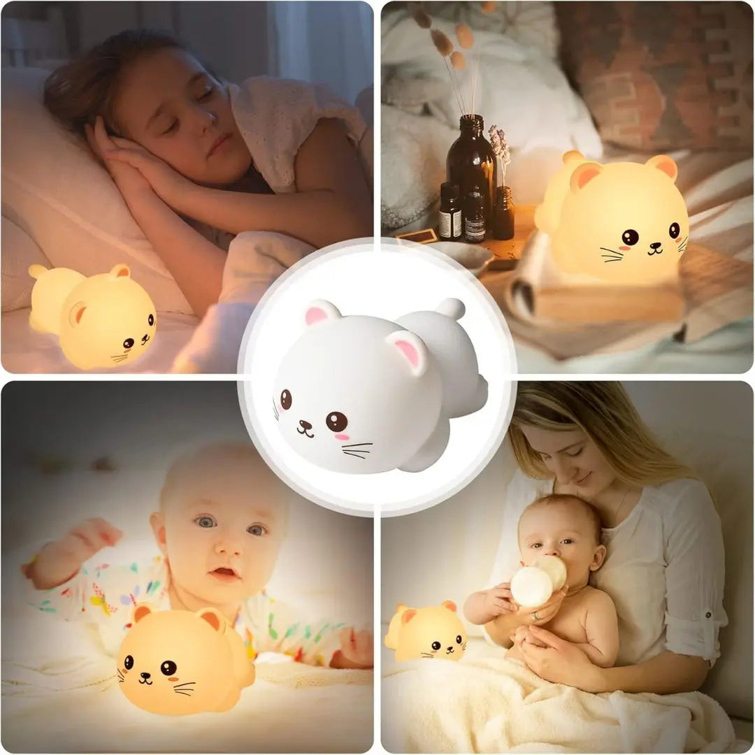 Veilleuse Bébé LED Chat - SweetKitty™-Veilleuse cocon