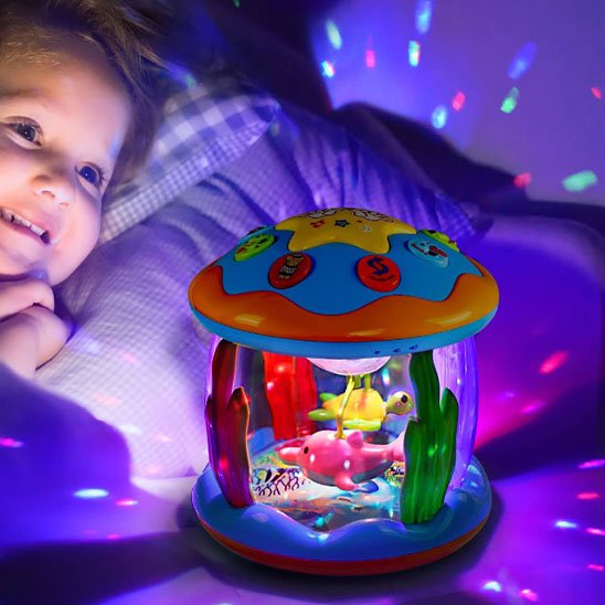 Projecteur Veilleuse Bébé 360° - Océan Magique™