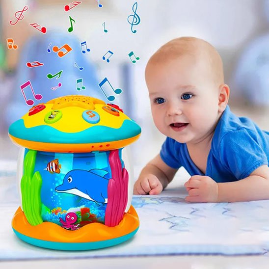 Projecteur Veilleuse Bébé 360° - Océan Magique™
