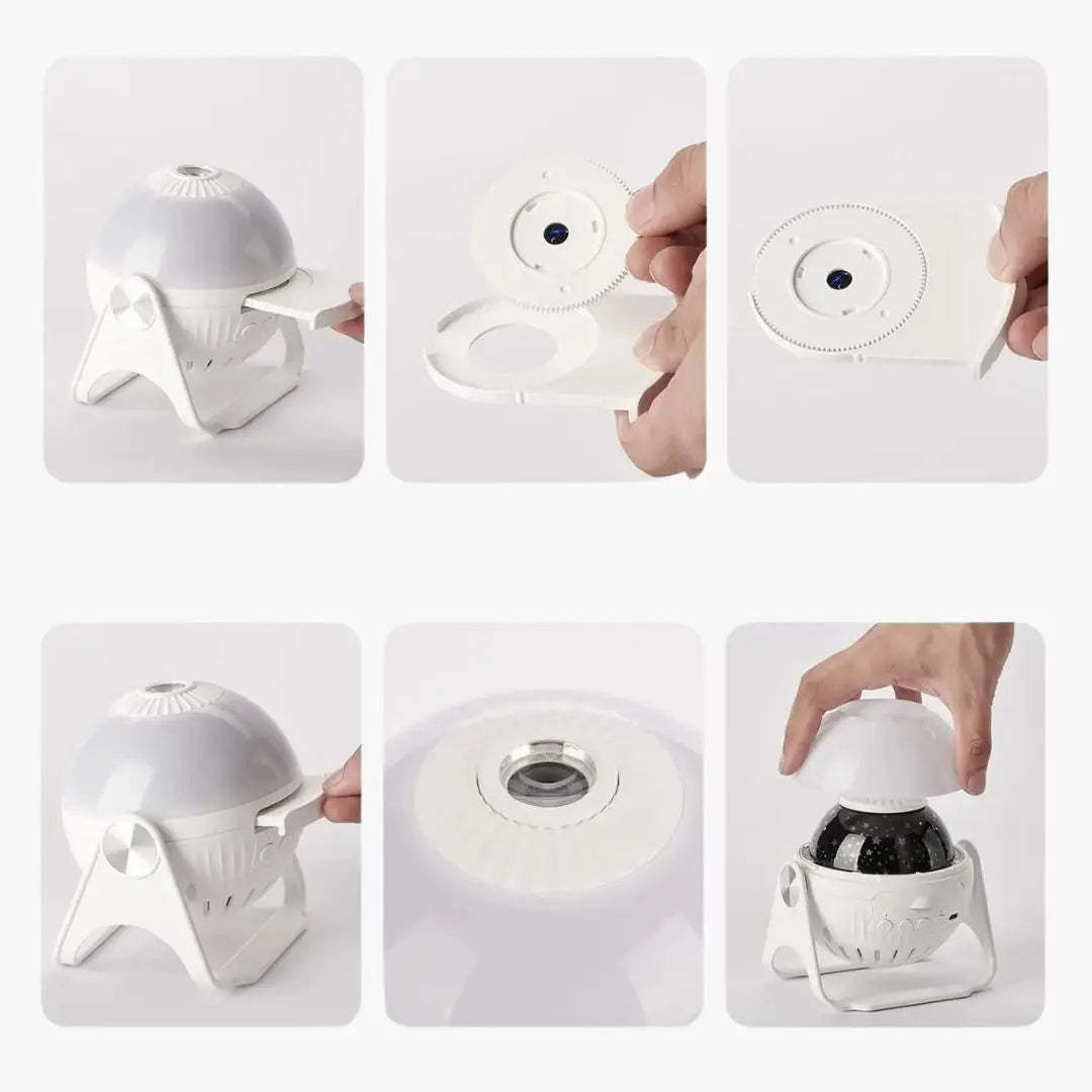 Projecteur Galaxie 13-en-1 avec rotation – Galaxium™-Veilleuse cocon