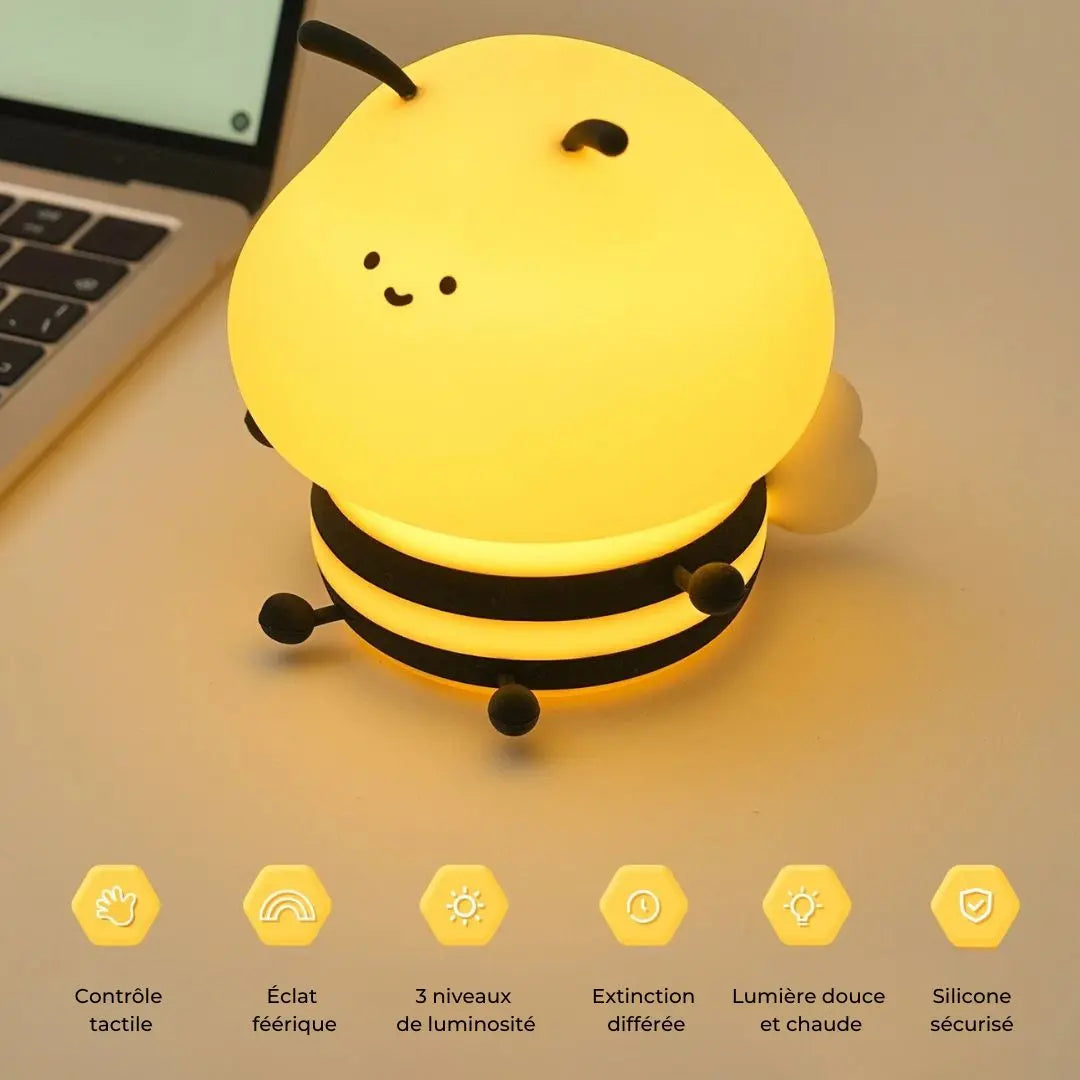 Veilleuse Enfant Tactile Abeille - BeeLight™-Veilleuse cocon