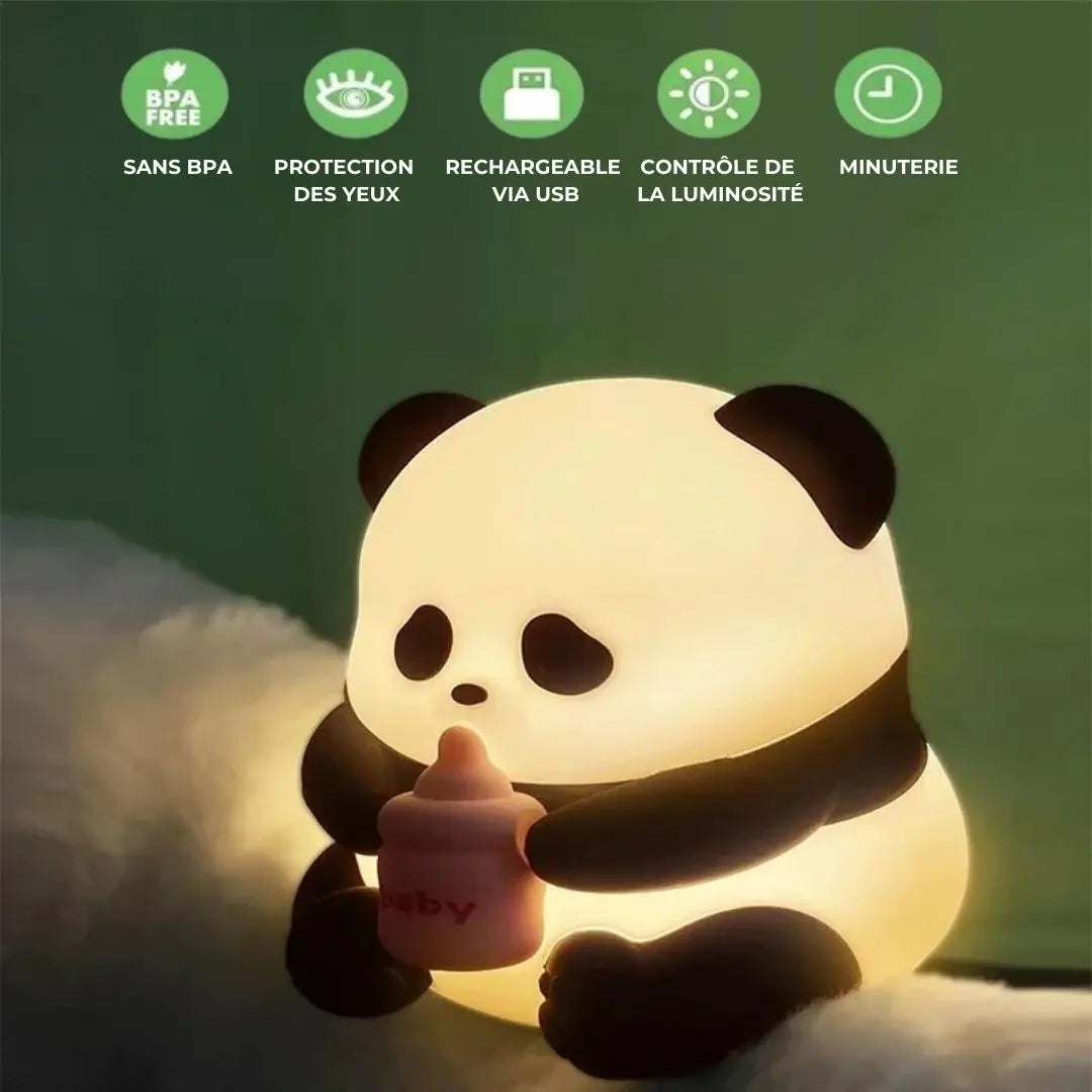 Veilleuse Bébé avec 7 Couleurs LED - Baby Panda™-Veilleuse cocon
