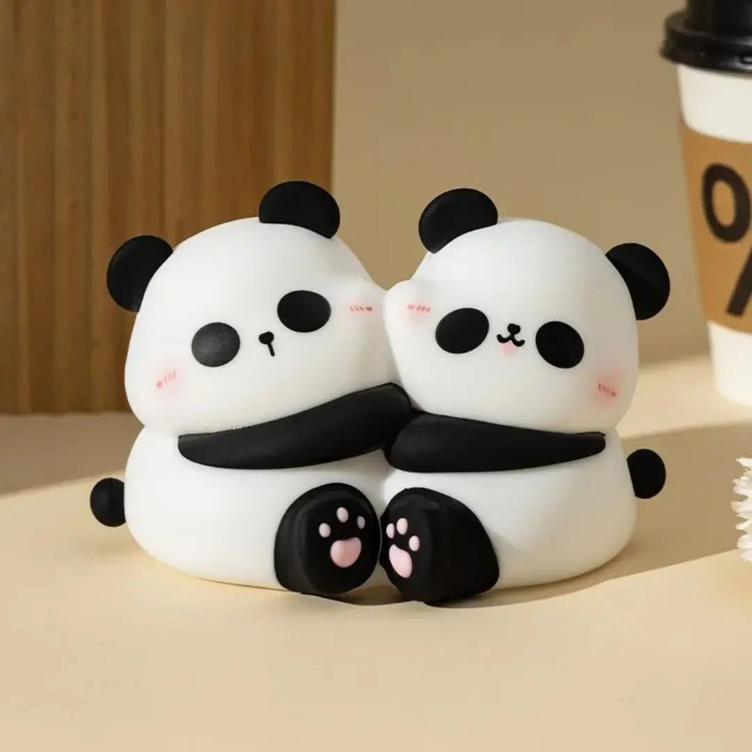 Veilleuse Bébé avec Lumière Douce - Panda Jumeaux™-Veilleuse cocon
