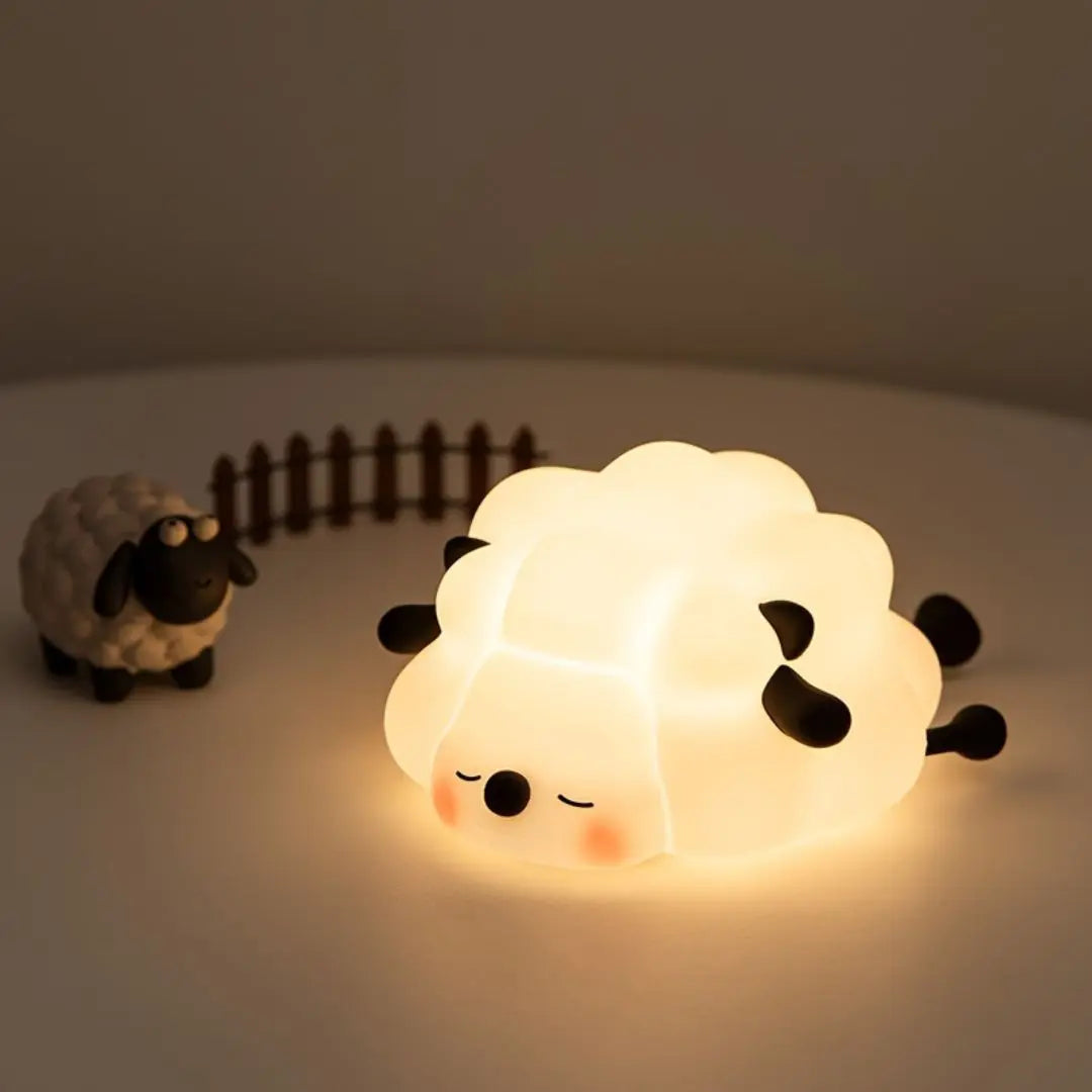 Veilleuse Bébé Tactile - Mouton Noire™-Veilleuse cocon