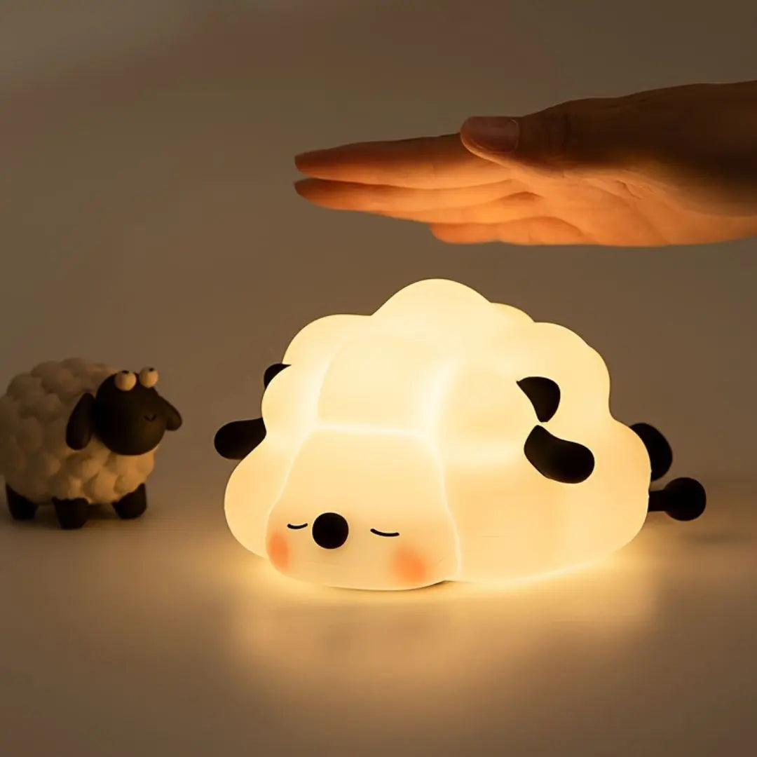Veilleuse Bébé Tactile - Mouton Noire™-Veilleuse cocon