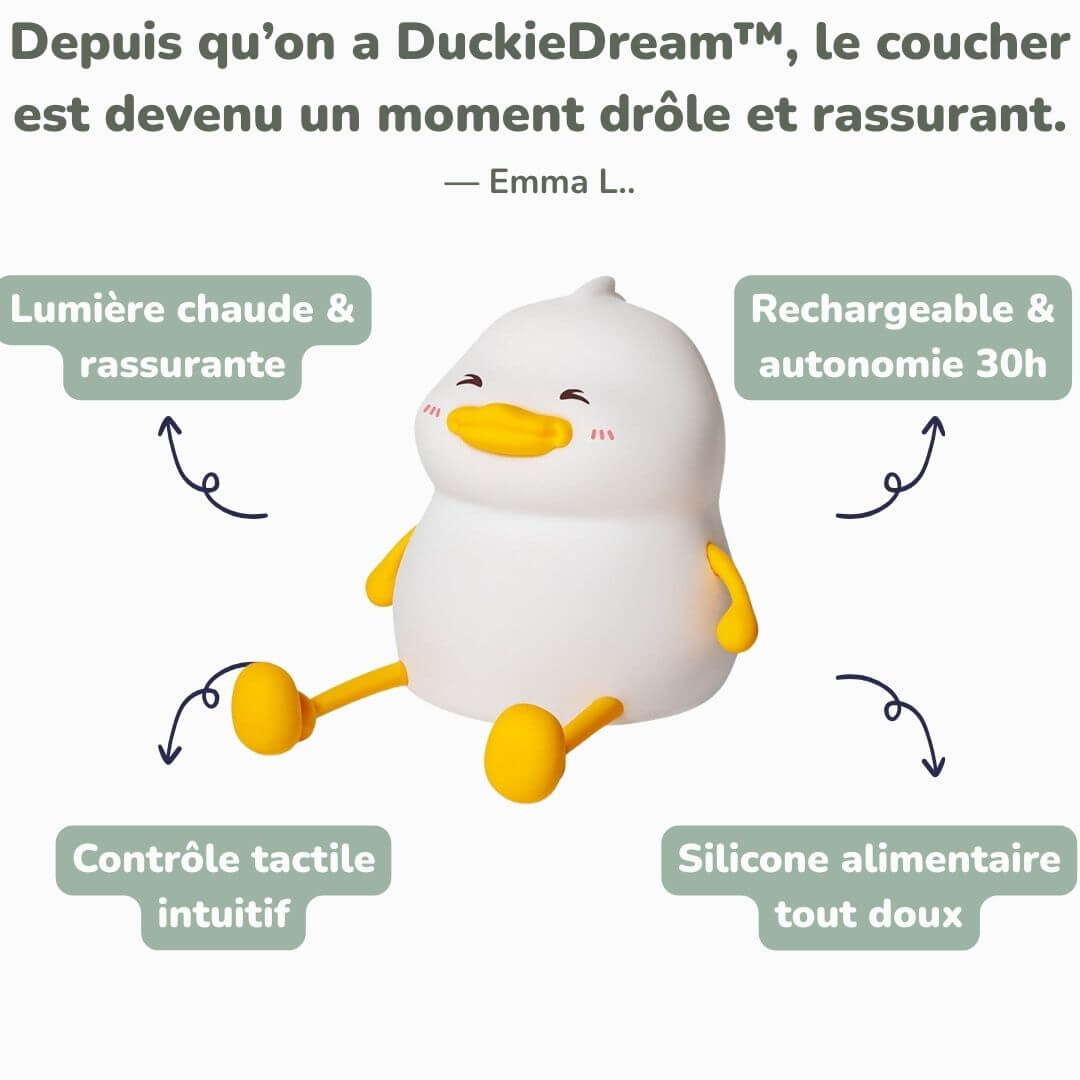 Veilleuse Canard Rigolo Enfant – DuckieDream™