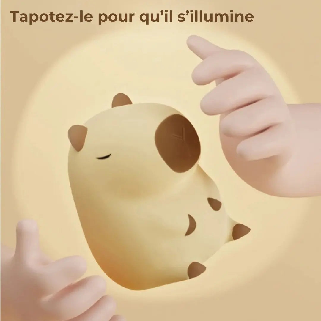 Veilleuse Bébé Capybara Lumière et Confort - Capy Douceur™-Veilleuse cocon