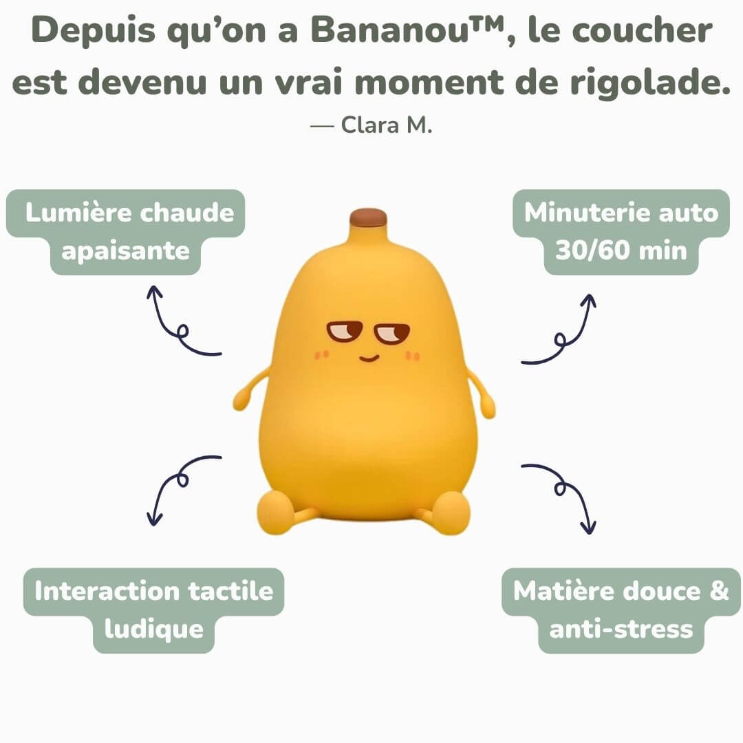 Veilleuse Enfant Banane Malicieuse – Bananou™