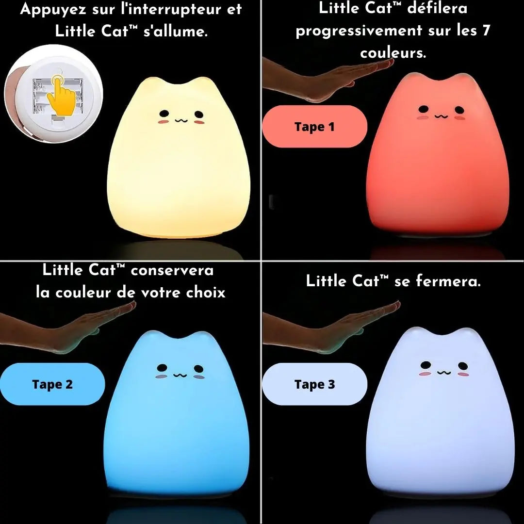 Veilleuse Enfant Chat Doux - LittleCat™-Veilleuse cocon