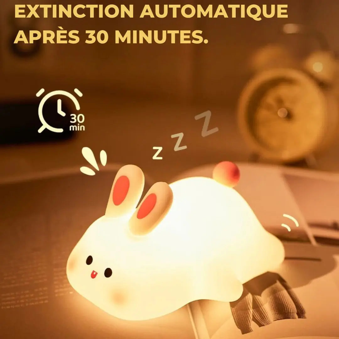 Veilleuse Lapin BigFace™ - Apaisante et Réconfortante-Veilleuse cocon