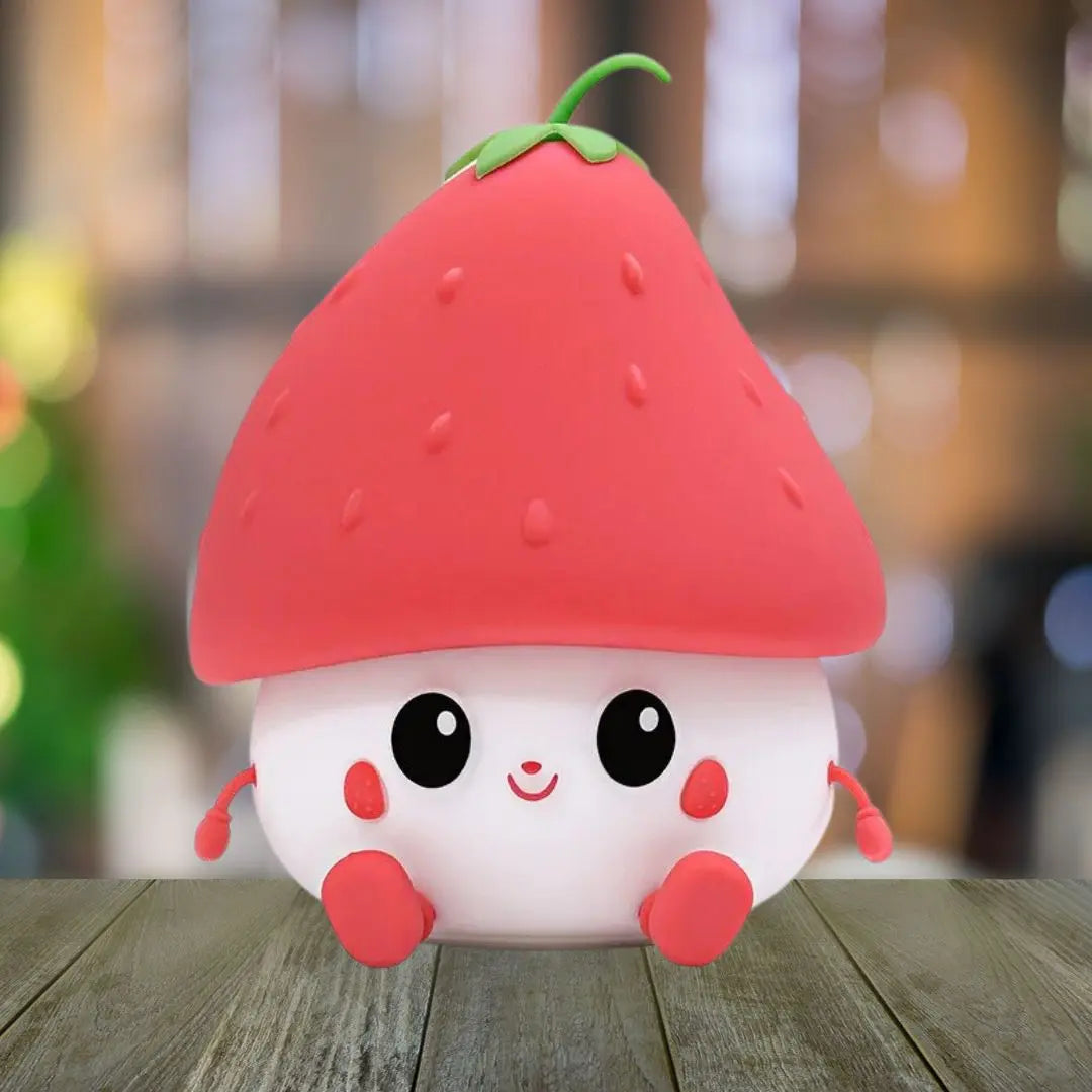 Veilleuse Enfant Fruit Adorable - Miss Fraisette Rouge™-Veilleuse cocon