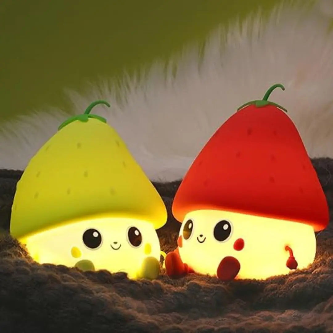 Veilleuse Enfant Fruit Adorable - Miss Fraisette Verte™-Veilleuse cocon