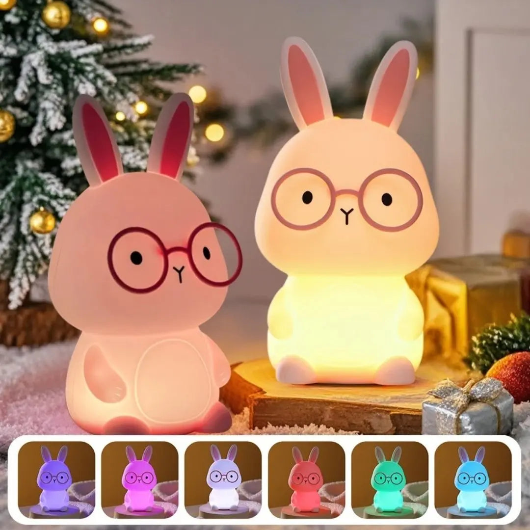 Veilleuse Lapin à Lunette - Bunny Light Night™-Veilleuse cocon