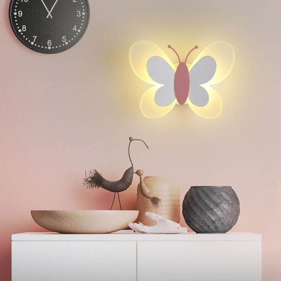 Veilleuse Murale Papillon LED – Applique Décorative pour Chambre Bébé-Veilleuse cocon
