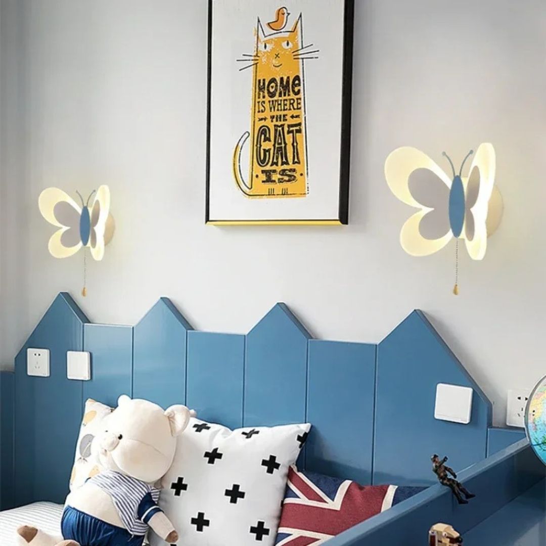 Veilleuse Murale Papillon LED – Applique Décorative pour Chambre Bébé-Veilleuse cocon