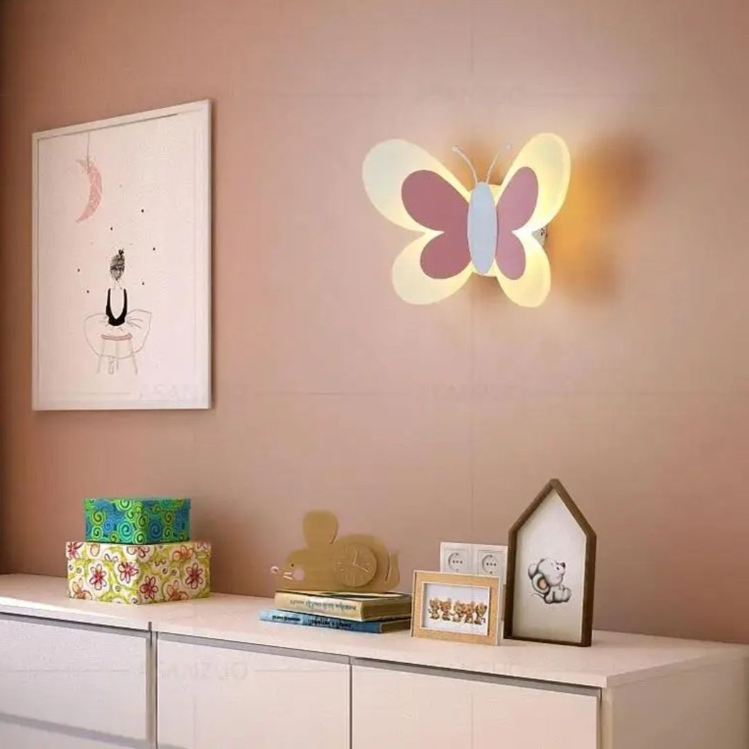 Veilleuse Murale Papillon LED – Applique Décorative pour Chambre Bébé-Veilleuse cocon