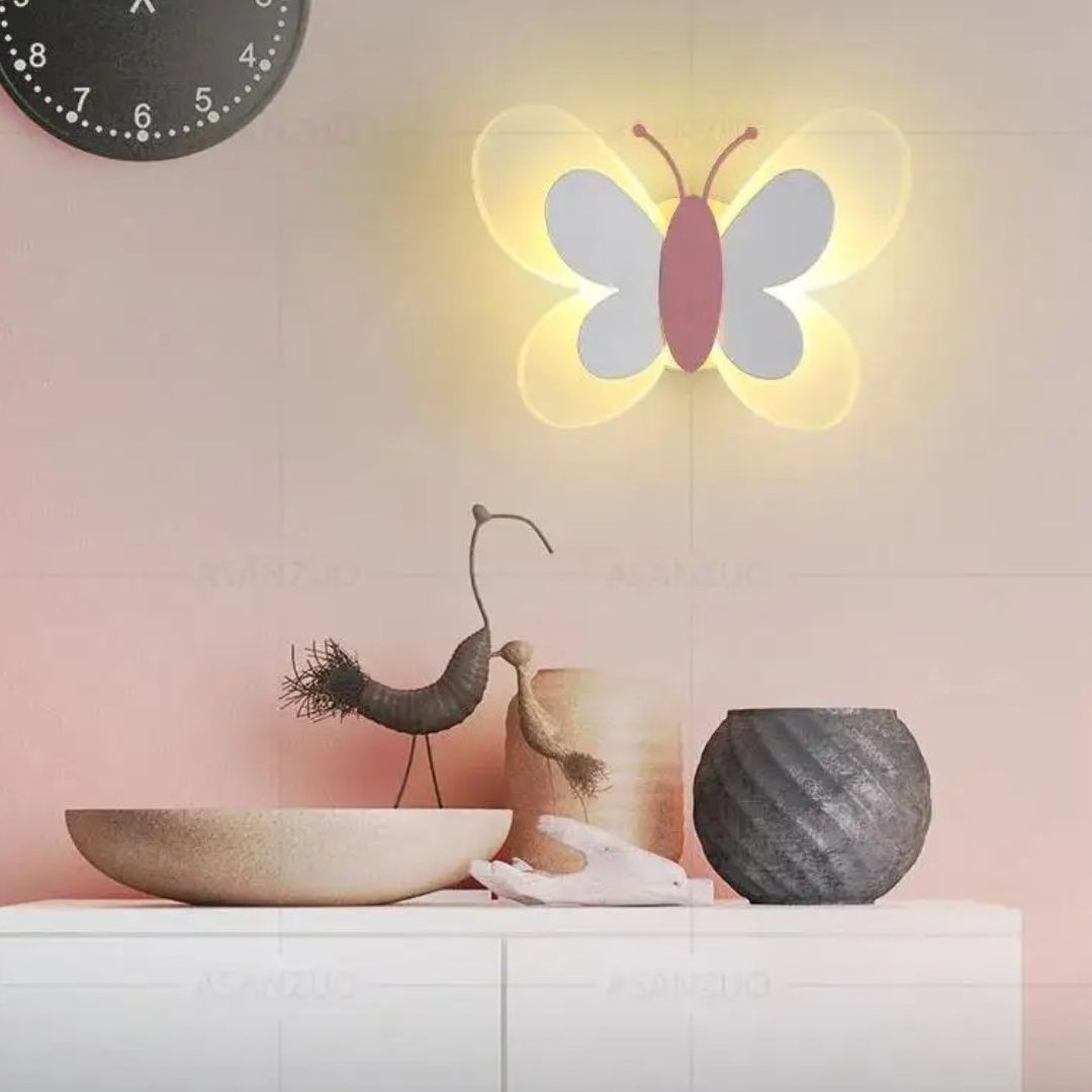 Veilleuse Murale Papillon LED – Applique Décorative pour Chambre Bébé-Veilleuse cocon
