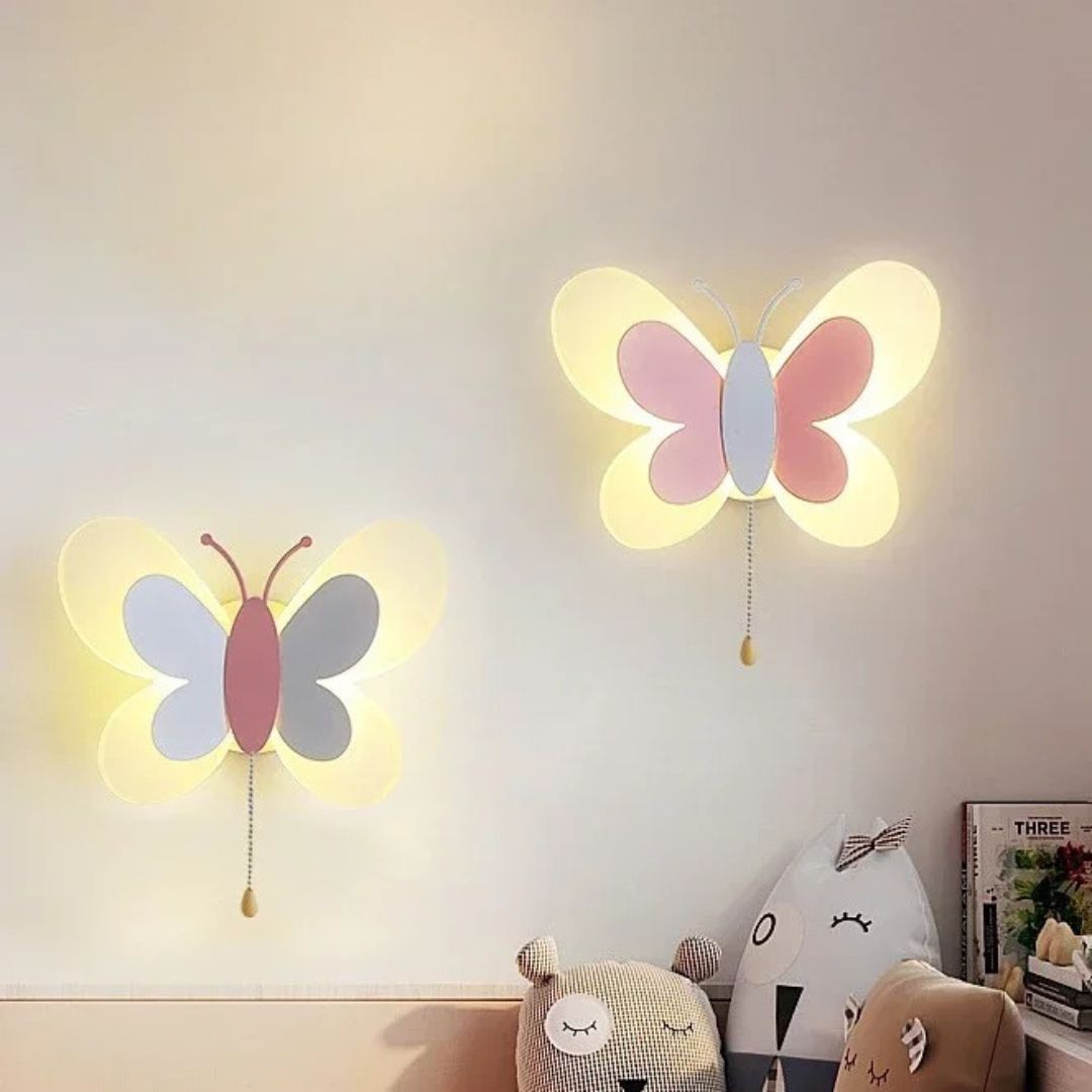 Veilleuse Murale Papillon LED – Applique Décorative pour Chambre Bébé-Veilleuse cocon