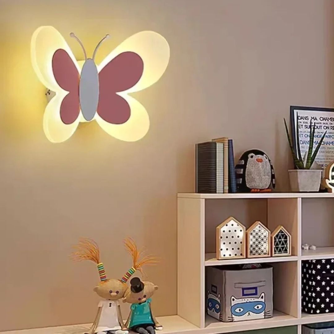 Veilleuse Murale Papillon LED – Applique Décorative pour Chambre Bébé-Veilleuse cocon