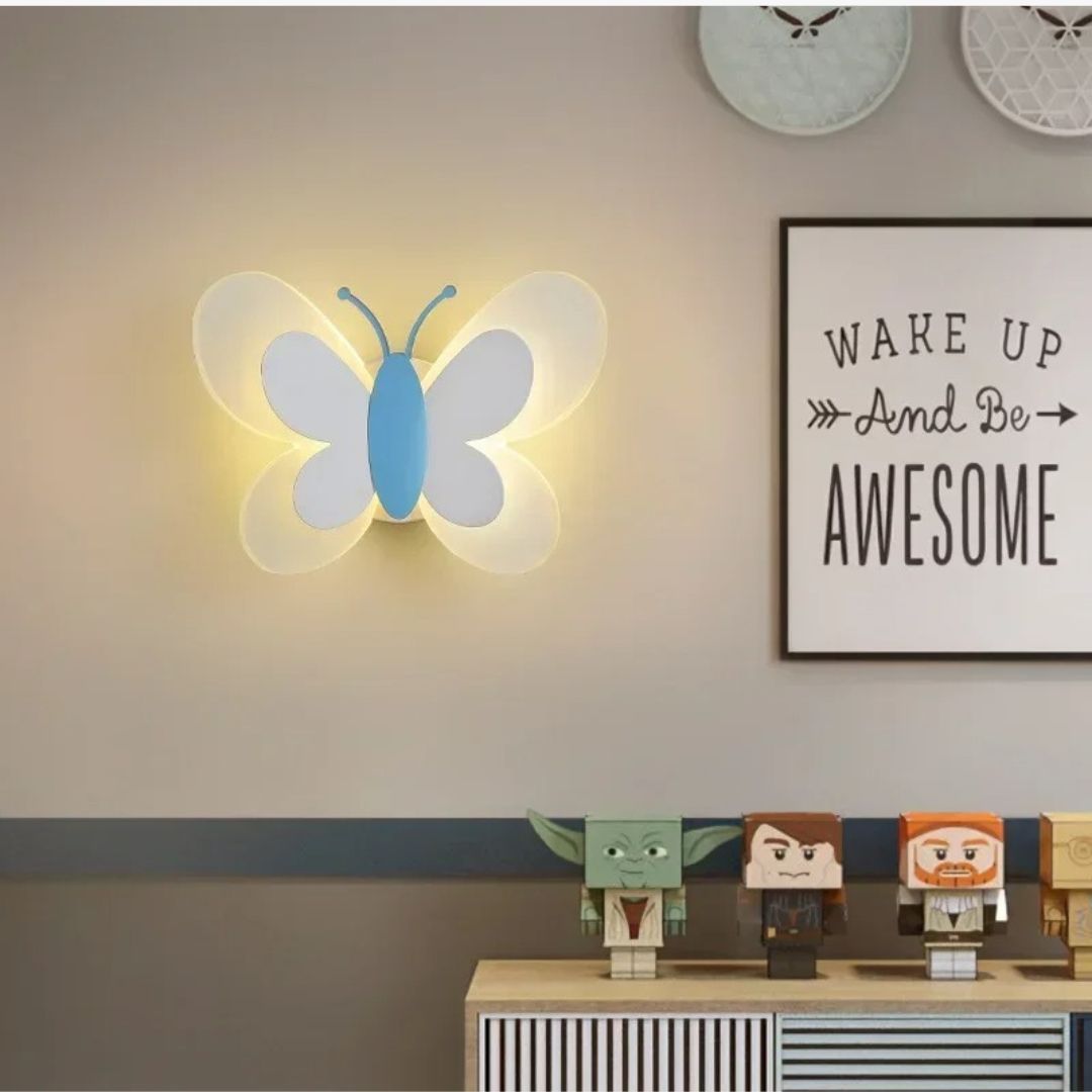 Veilleuse Murale Papillon LED – Applique Décorative pour Chambre Bébé-Veilleuse cocon