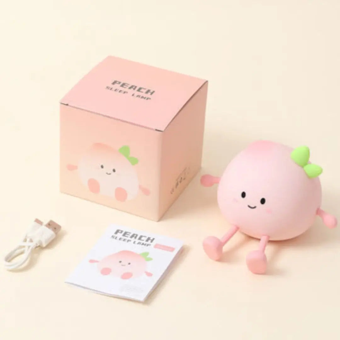 Veilleuse Enfant LED Fruit - Pêche Kawaii™-Veilleuse cocon