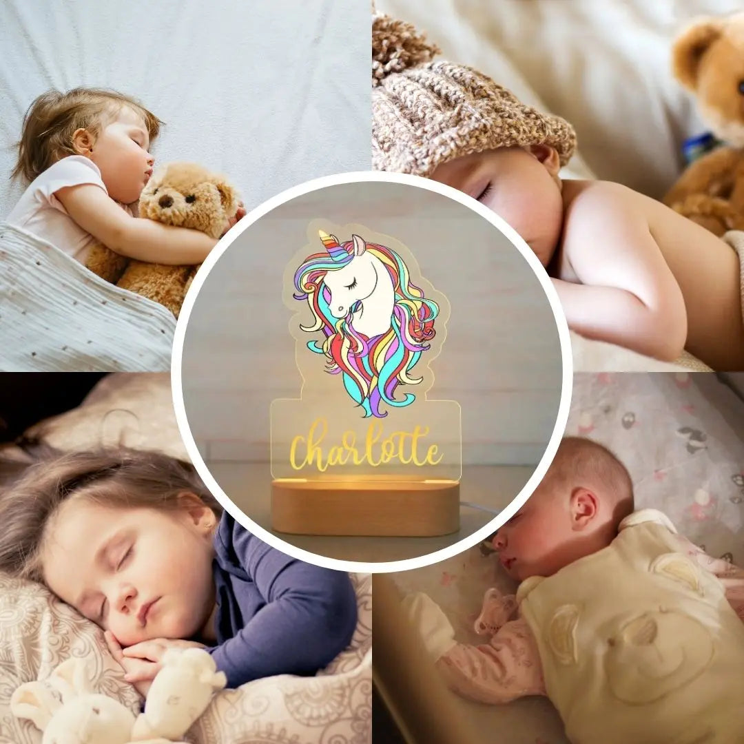 Veilleuse Personnalisée Licorne - Charlotte-Veilleuse cocon