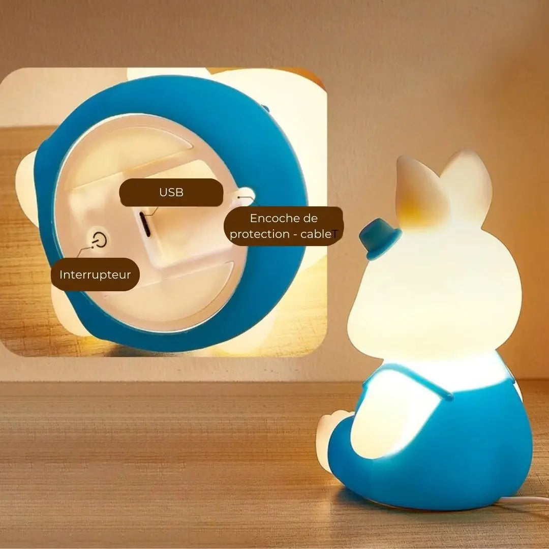 Veilleuse Lapin Douceur et Sérénité - Petit Lapin™-Veilleuse cocon