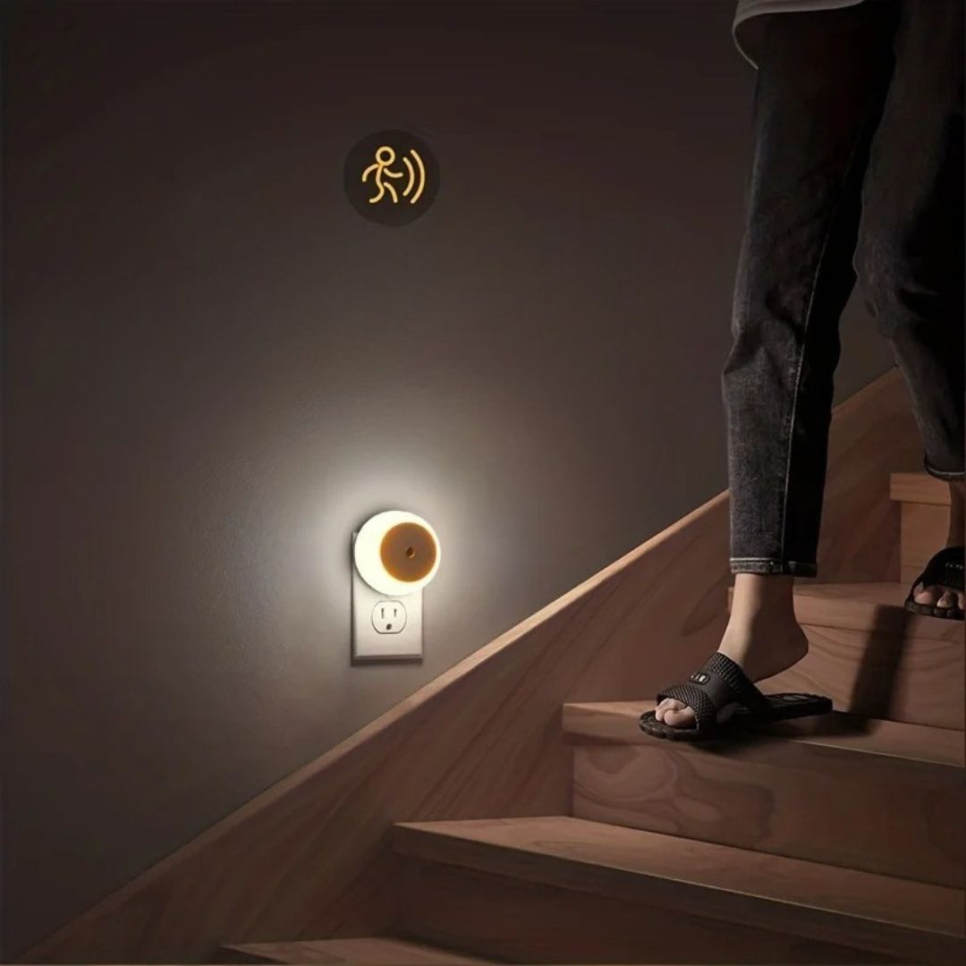 Veilleuse prise LED avec capteur - LumiNight™-Veilleuse cocon
