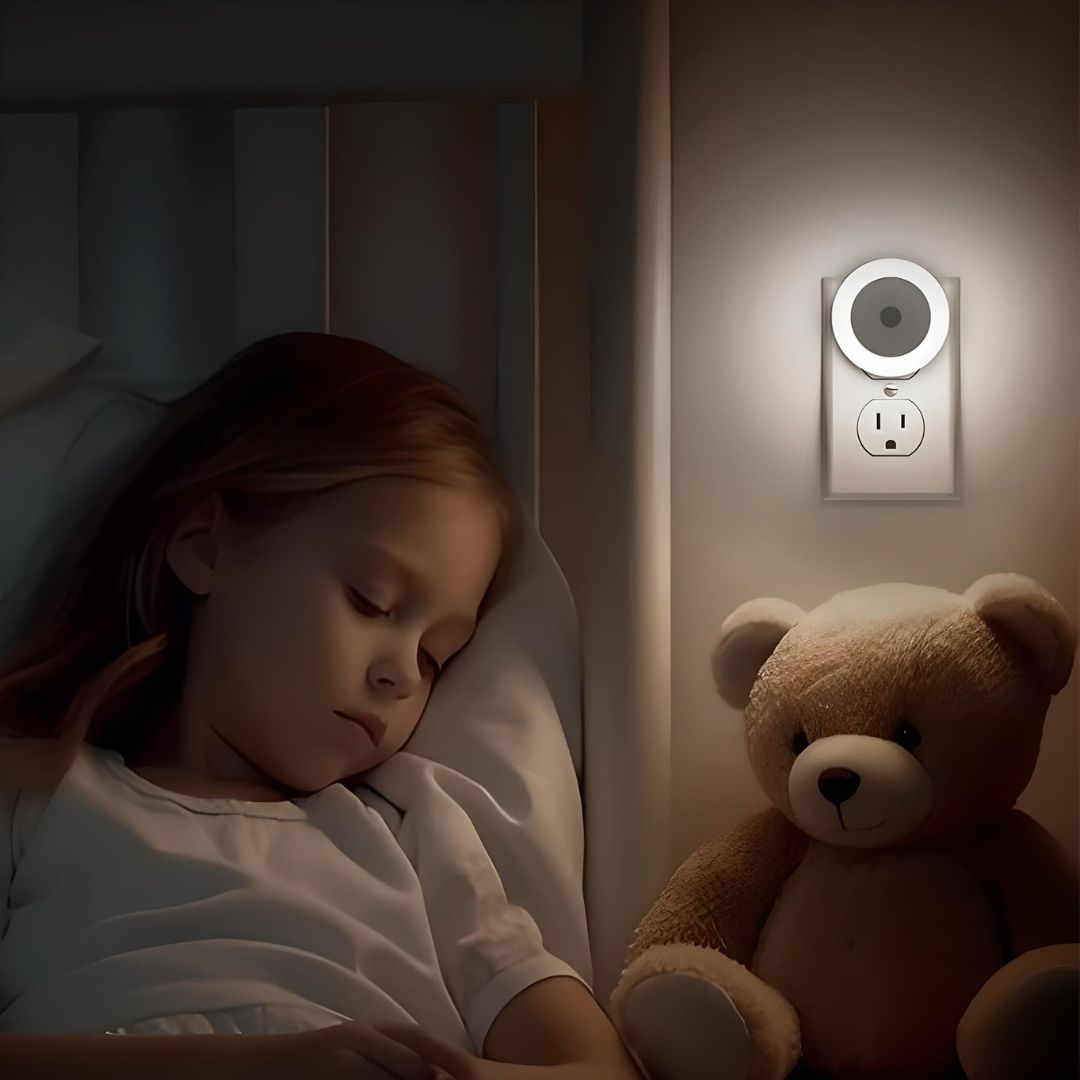 Veilleuse prise LED avec capteur - LumiNight™-Veilleuse cocon