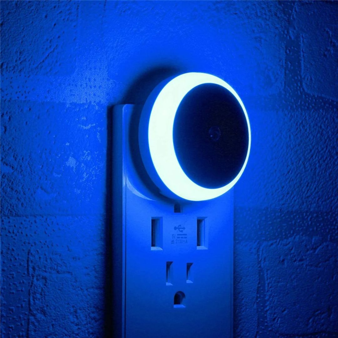 Veilleuse prise LED avec capteur - LumiNight™-Veilleuse cocon