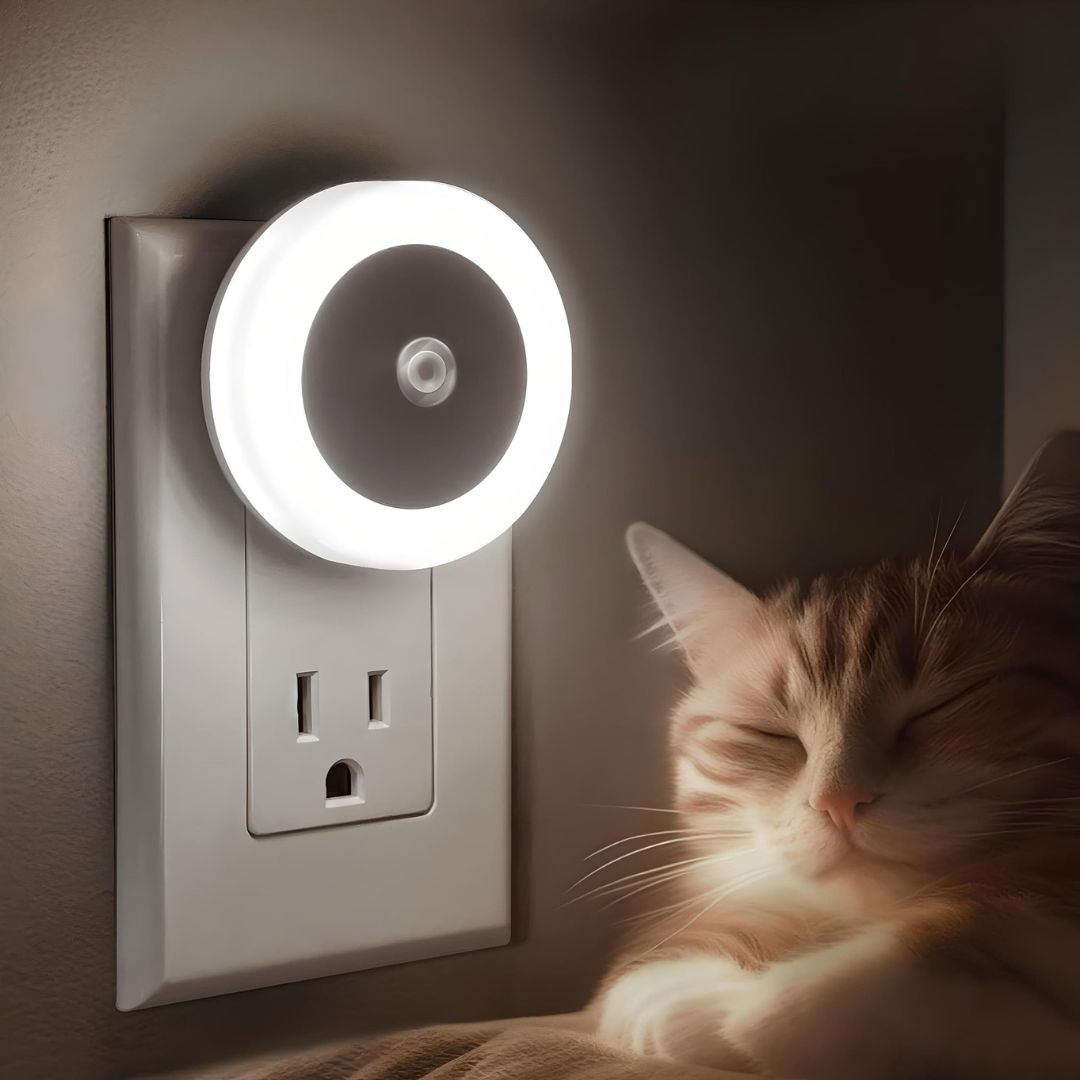 Veilleuse prise LED avec capteur - LumiNight™-Veilleuse cocon