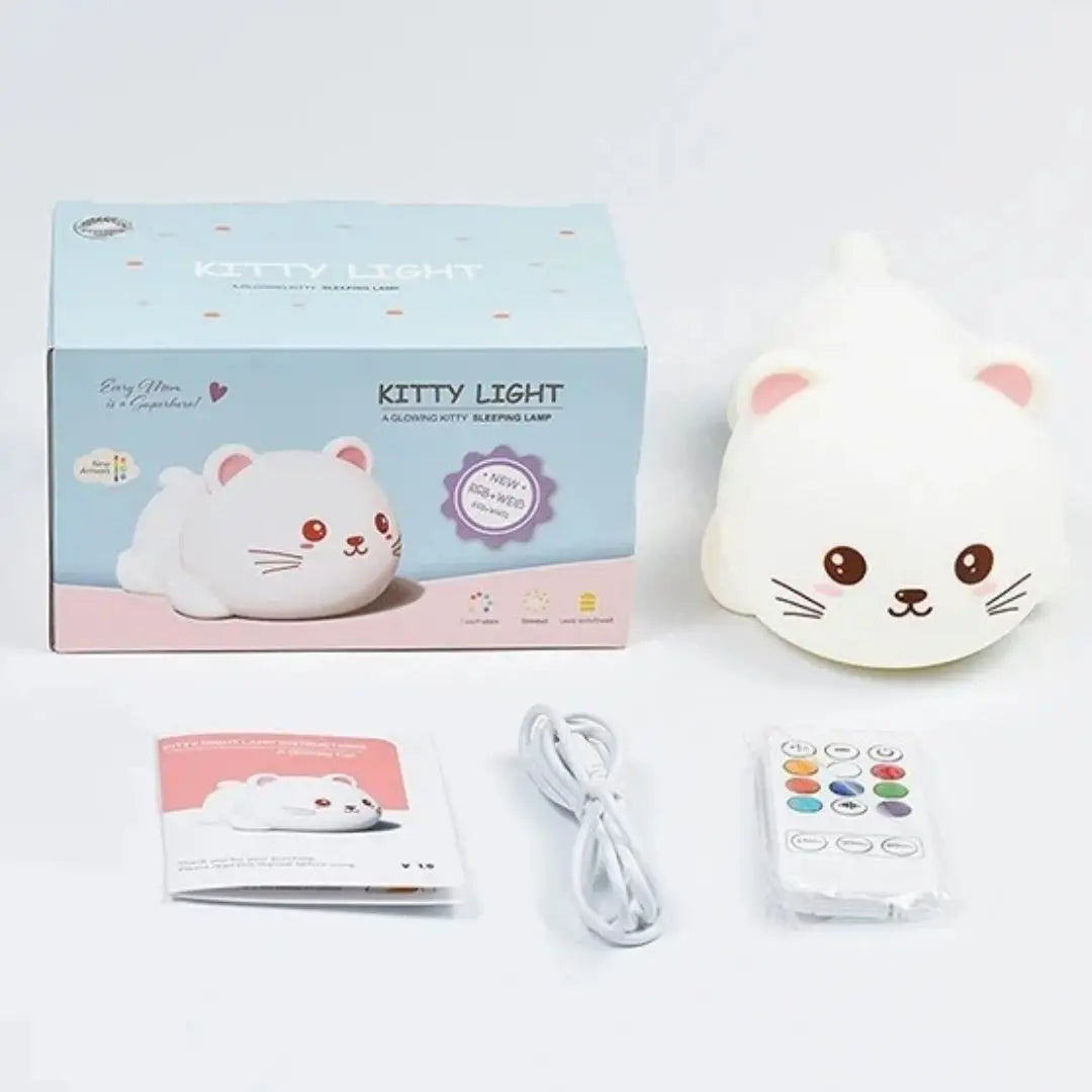 Veilleuse Bébé LED Chat - SweetKitty™-Veilleuse cocon
