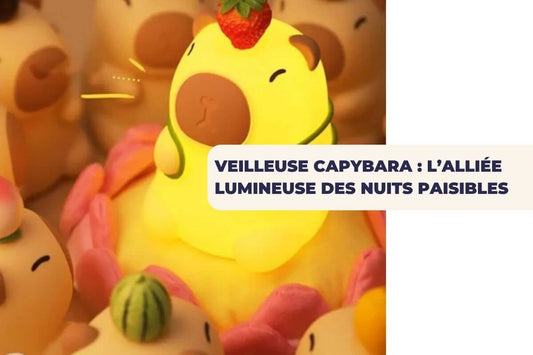 Veilleuse Capybara : L’alliée lumineuse des nuits paisibles