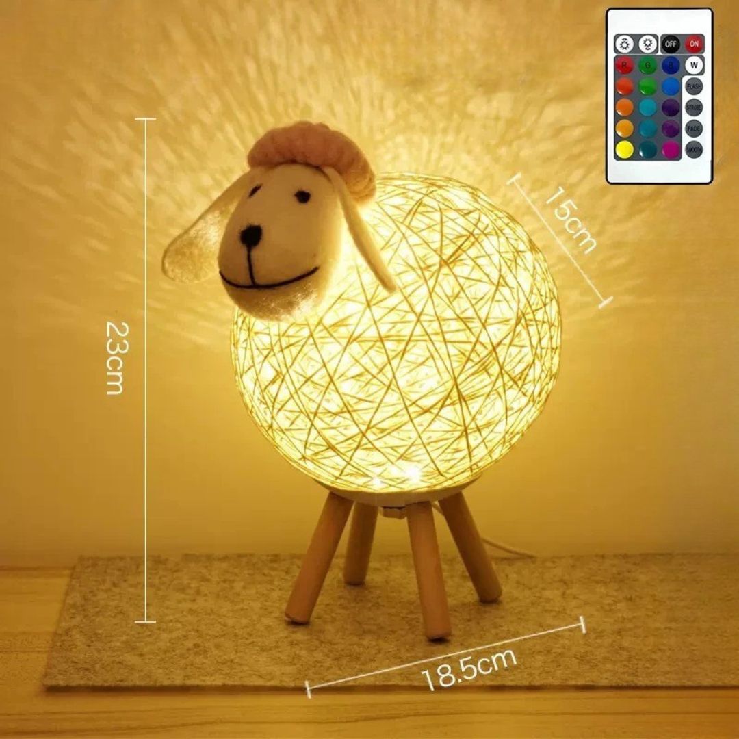 Veilleuse Enfant Animal Mouton RGB - CozySheep™