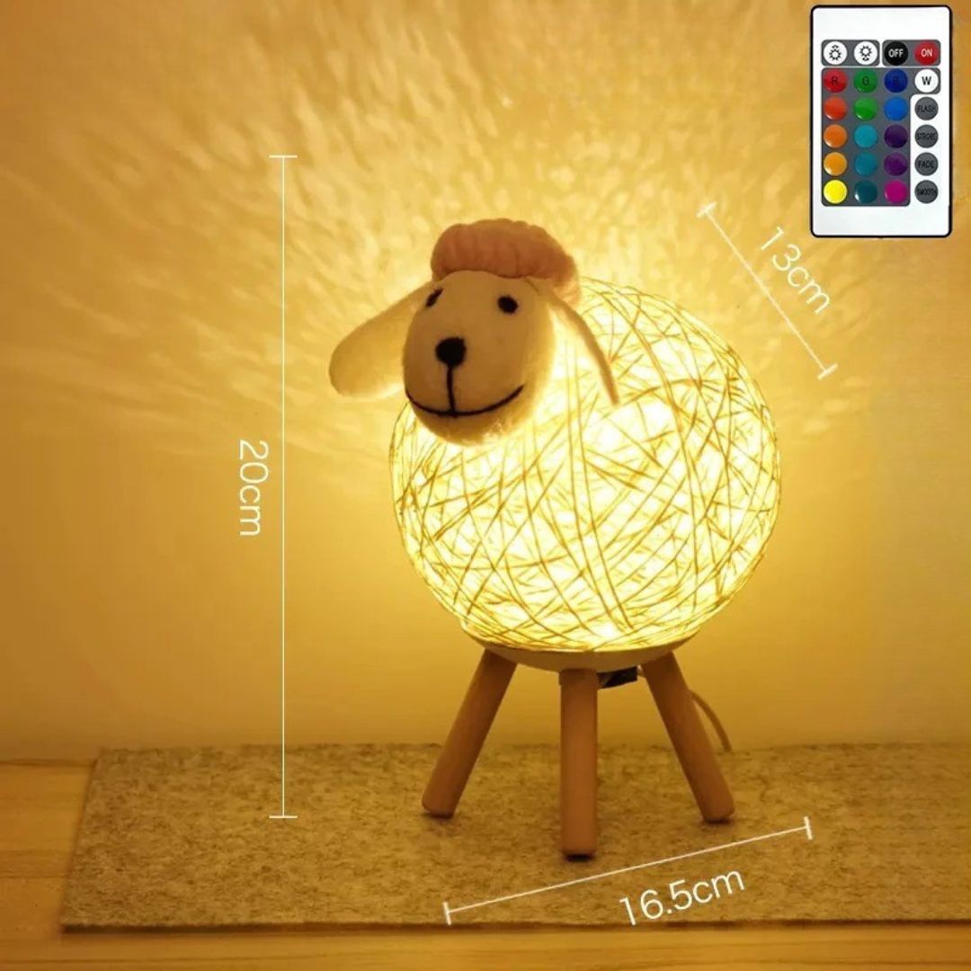 Veilleuse Enfant Animal Mouton RGB - CozySheep™