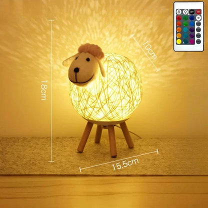 Veilleuse Enfant Animal Mouton RGB - CozySheep™