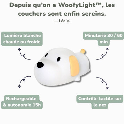 Veilleuse Chien LED Tactile - WoofyLight™