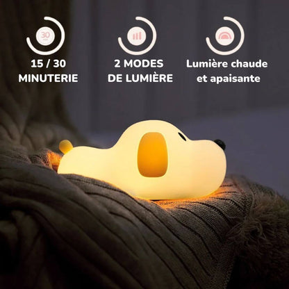 Veilleuse Chien LED Tactile - WoofyLight™