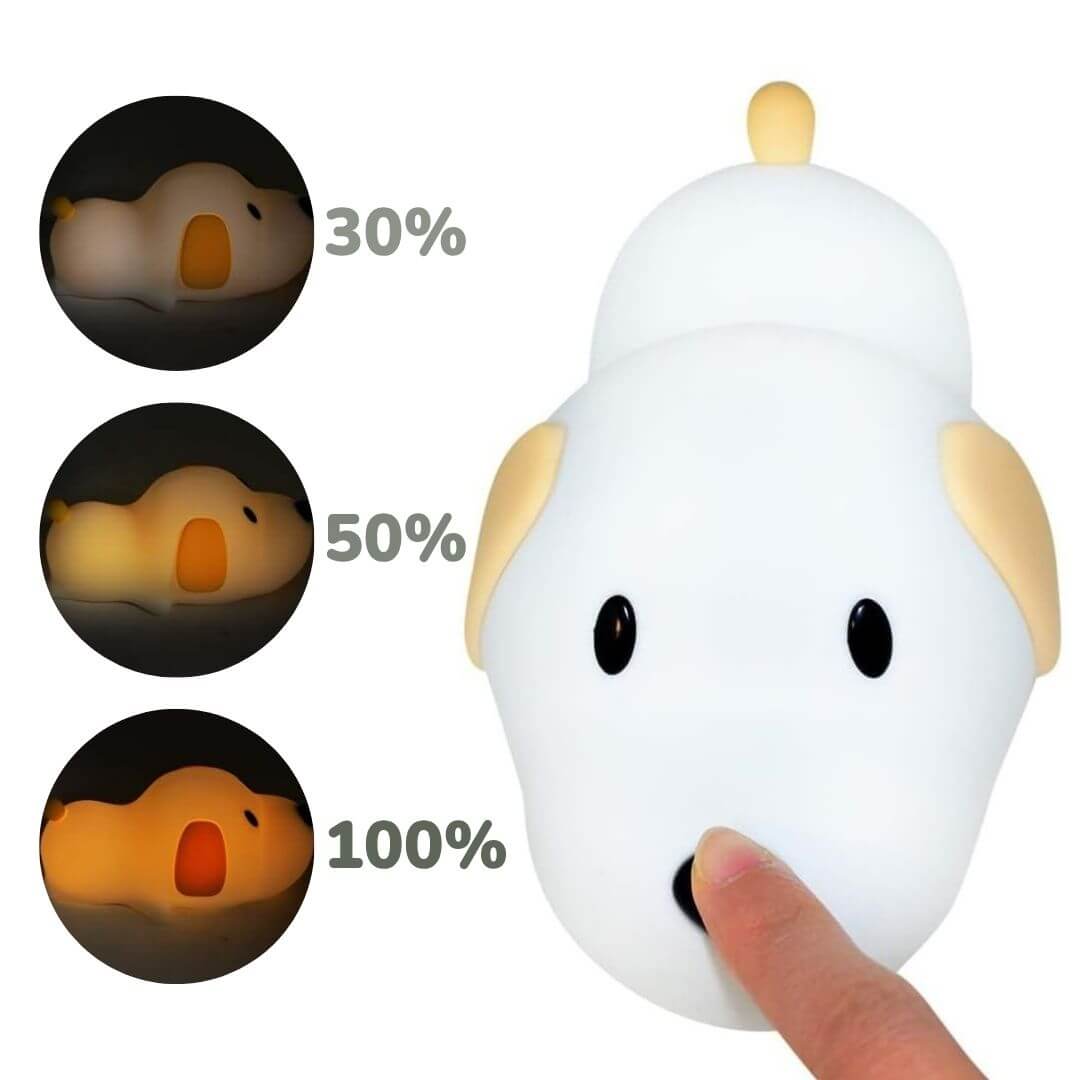Veilleuse Chien LED Tactile - WoofyLight™