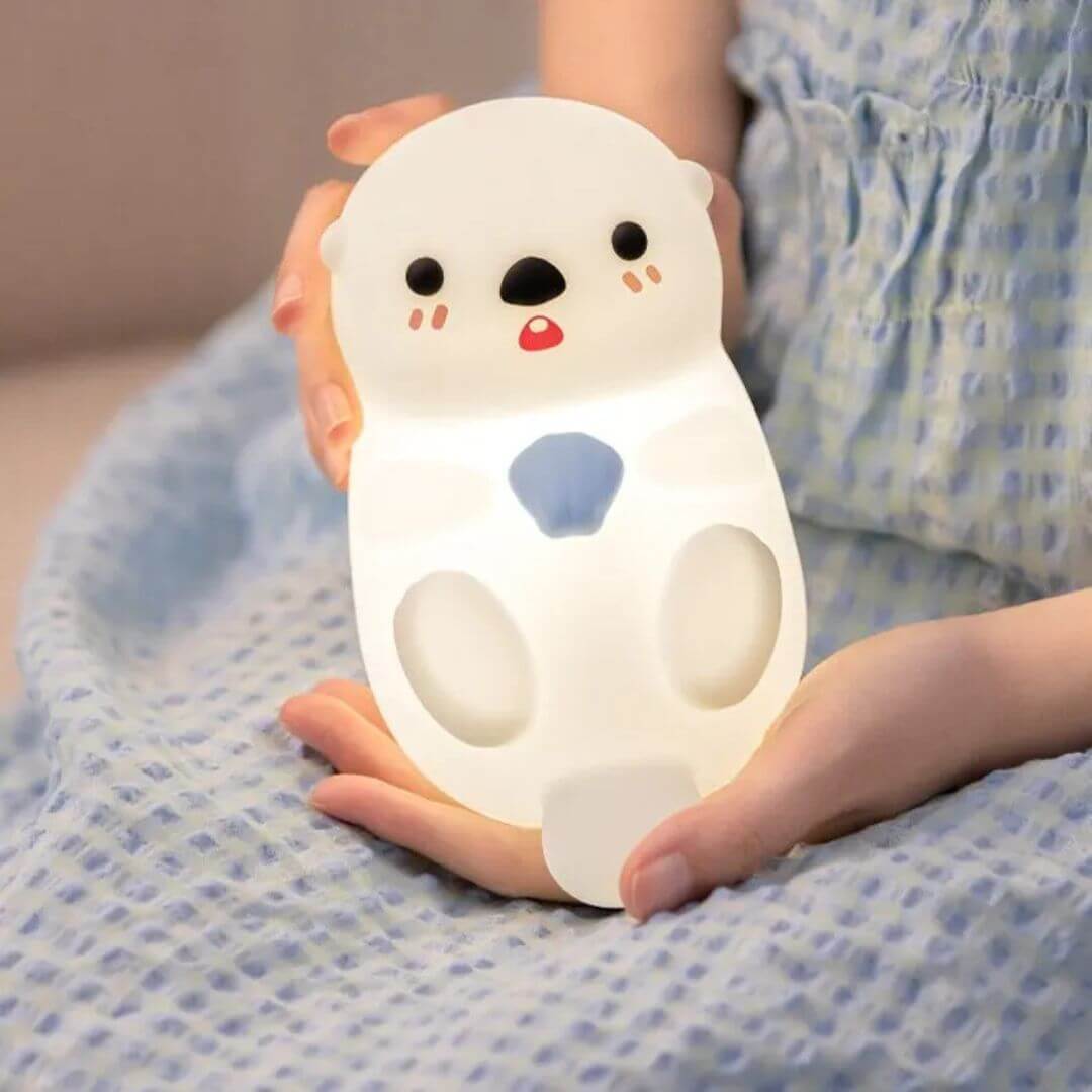 Veilleuse-Loutre-Bebe-en-Silicone-OtterGlow-Nuit-Apaisante