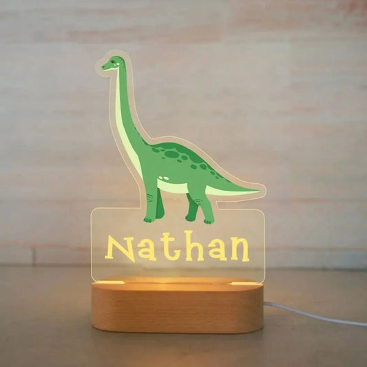 Veilleuse-Personnalisee-Nathan-Dinosaure-nuit-enfant