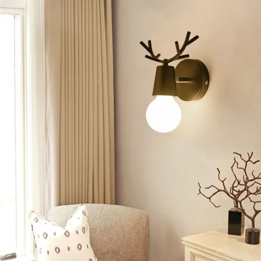 Lampe murale de style nordique - Deer-Veilleuse cocon
