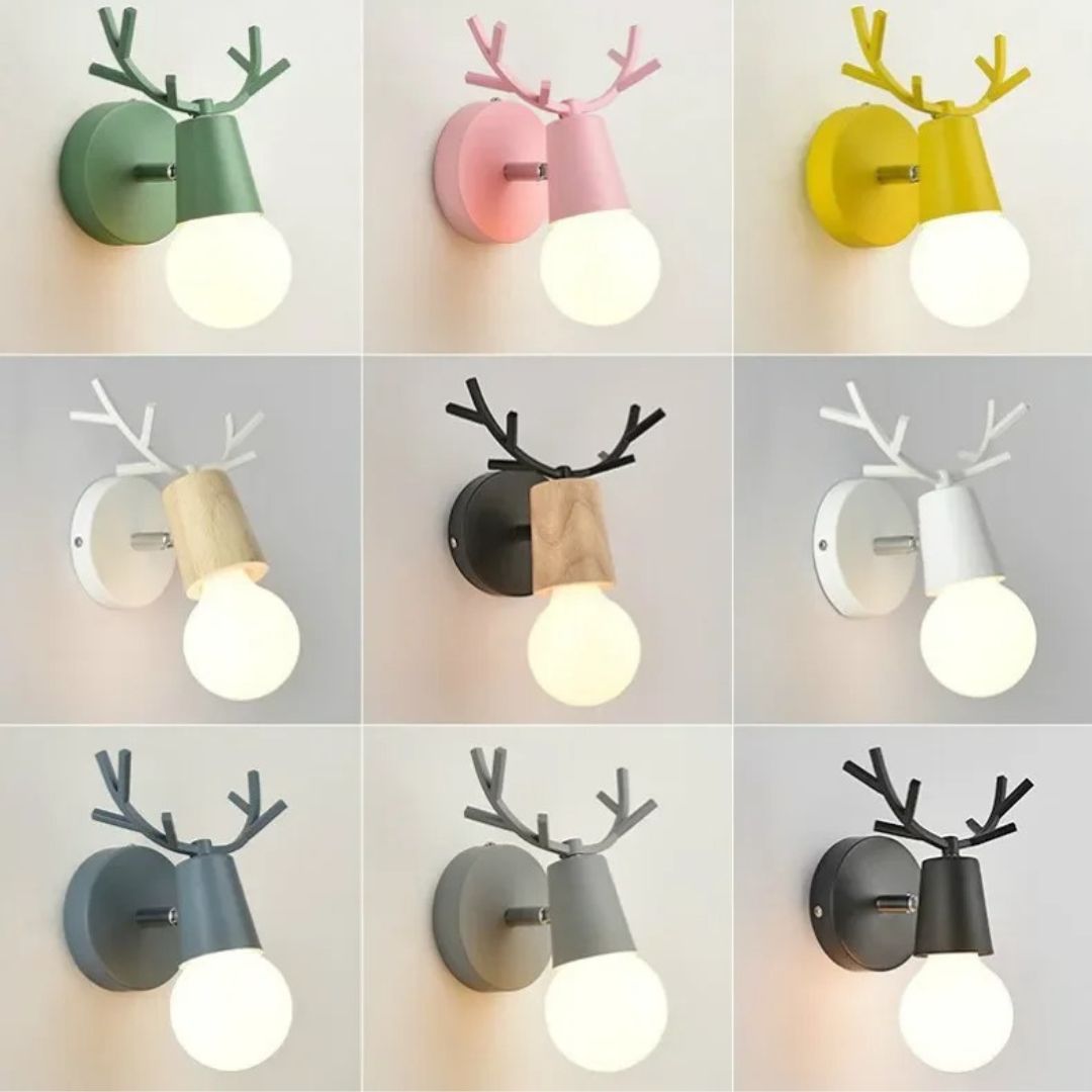 Lampe murale de style nordique - Deer-Veilleuse cocon