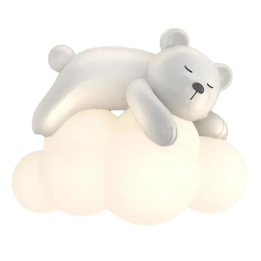 Lampe murale LED Polar Bear - Résine et polyéthylène-Veilleuse cocon